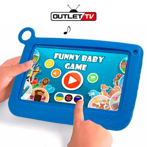 Tablet Kids Para Niños Bluetooth Wifi Cámara 8gb Resistente